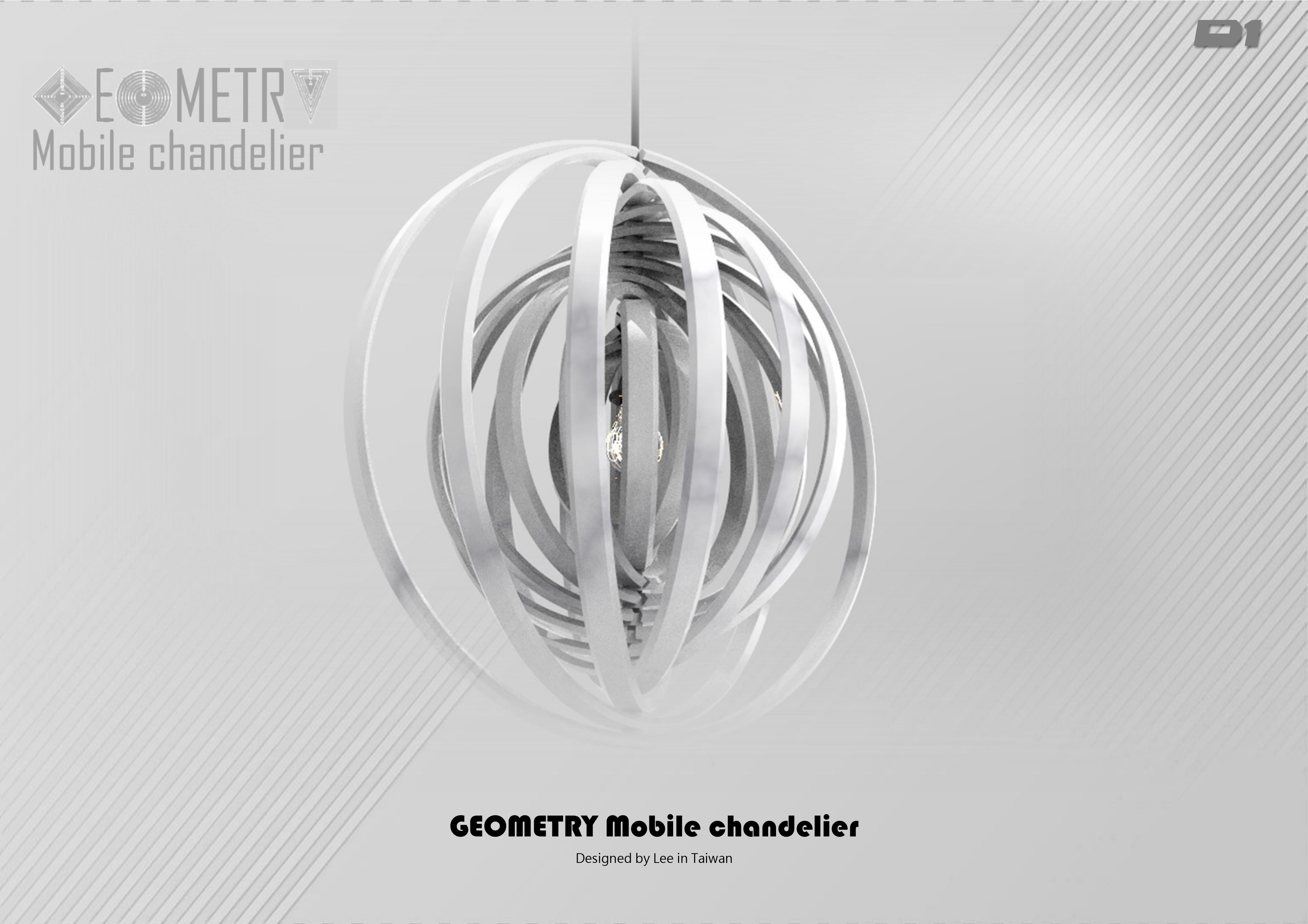 Geometry Mobile Chandelier
